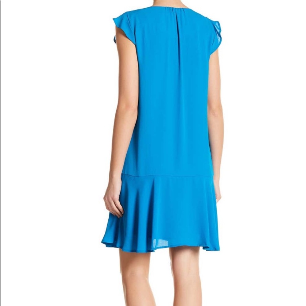1. State flounce hem shift dress. - Picture 2 of 5